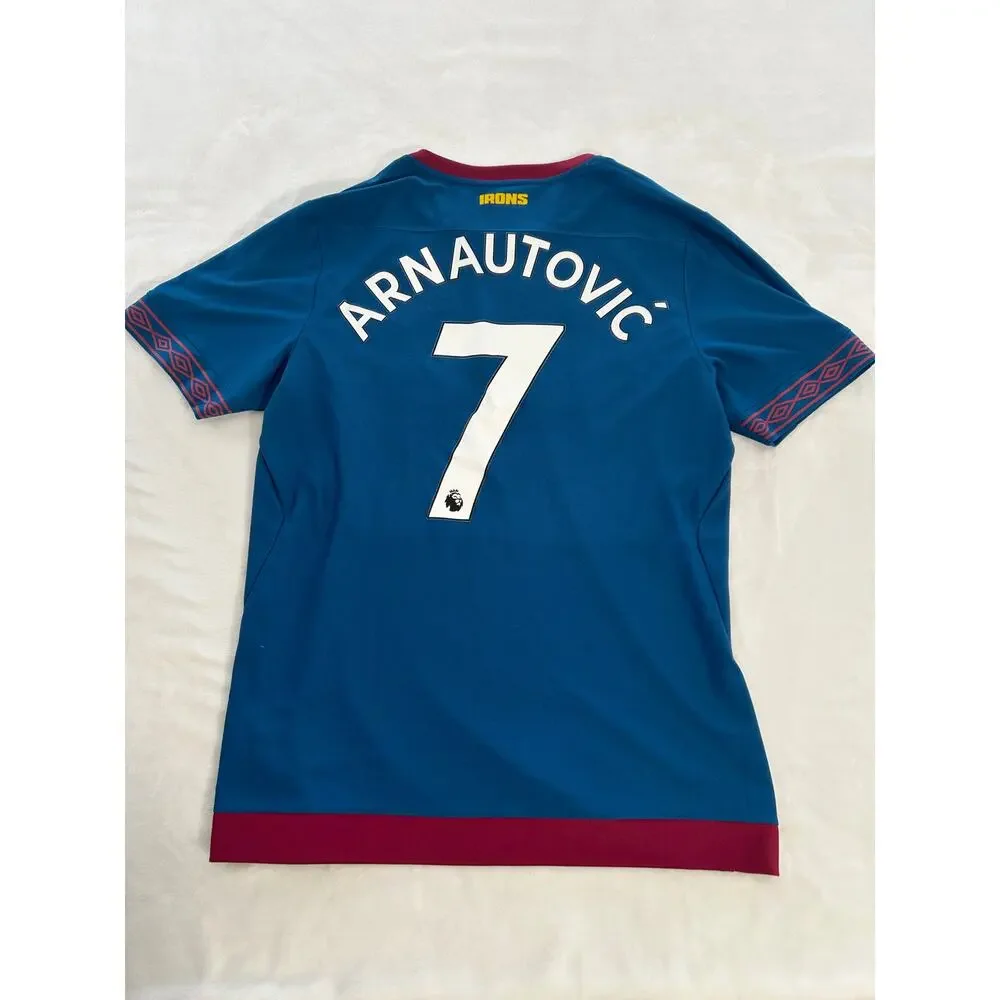 Umbro West Ham United 18/19 Away Jersey  Arnautovic #7 Betway Mens Size Large XC - Picture 4 of 10